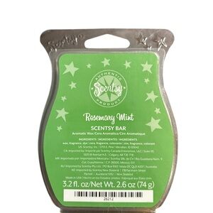 Scentsy Rosemary Mint Green Wax Bar